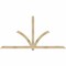 Ekena Millwork Redmond Rough Sawn Timber Gable Bracket, Douglas Fir, 108"W x 54"H x 2"D x 4"F, 12/12 Pitch GBW108X54X0204RED00RDF - alternate 1
